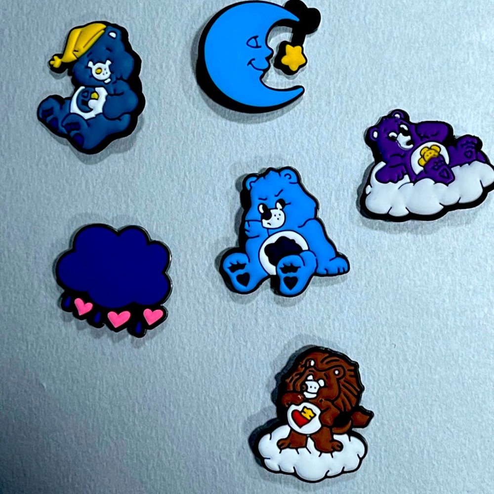 Care Bears Croc Jibbitz Charms set of 6